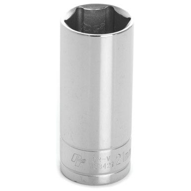 Performance Tool 3/8 In. Drive 21mm 6-Point Deep Socket