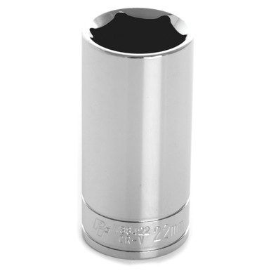 Performance Tool 3/8 In. Drive 22mm 6-Point Deep Socket