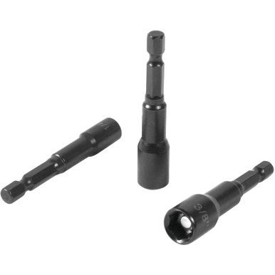 Performance Tool 3-Piece Quick Change Magnetic Nutsetter